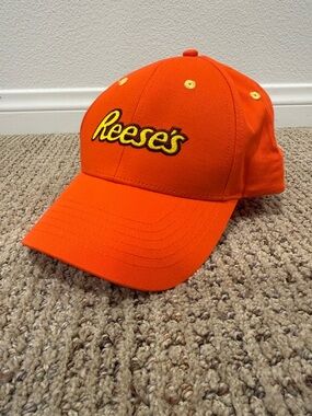 Reese's Orange Embroidered Logo Cap